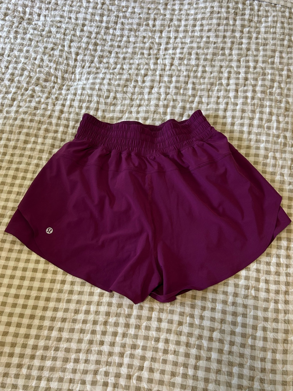 Lululemon shake it out high rise short
